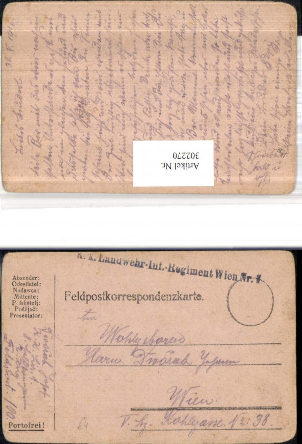 Alte Ansichtskarte – Old Postcard