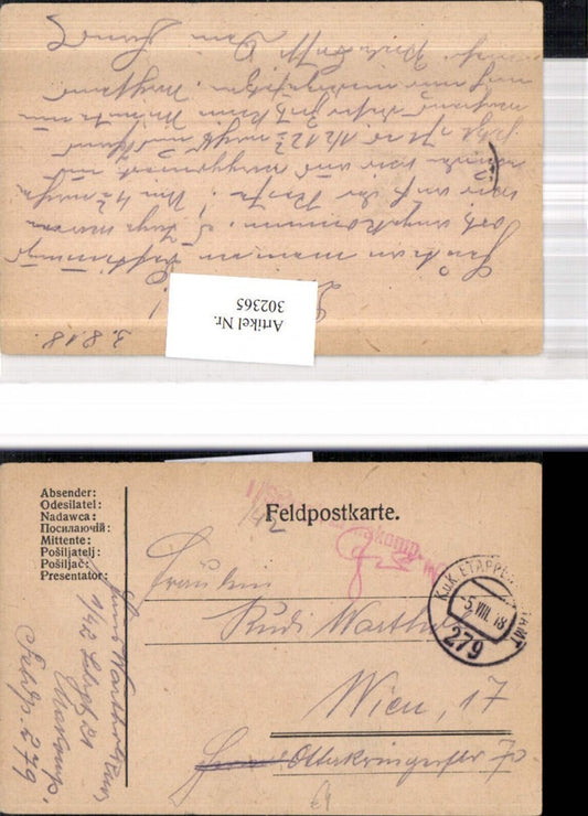 Alte Ansichtskarte – Old Postcard