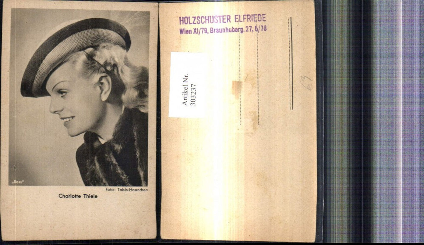 303237,Charlotte Thiele Schauspielerin pub Ross