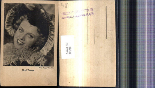 303240,Gretl Theimer Schauspielerin pub Ross