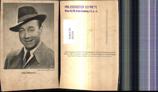 303249,Heinz Rühmann Schauspieler pub Ross