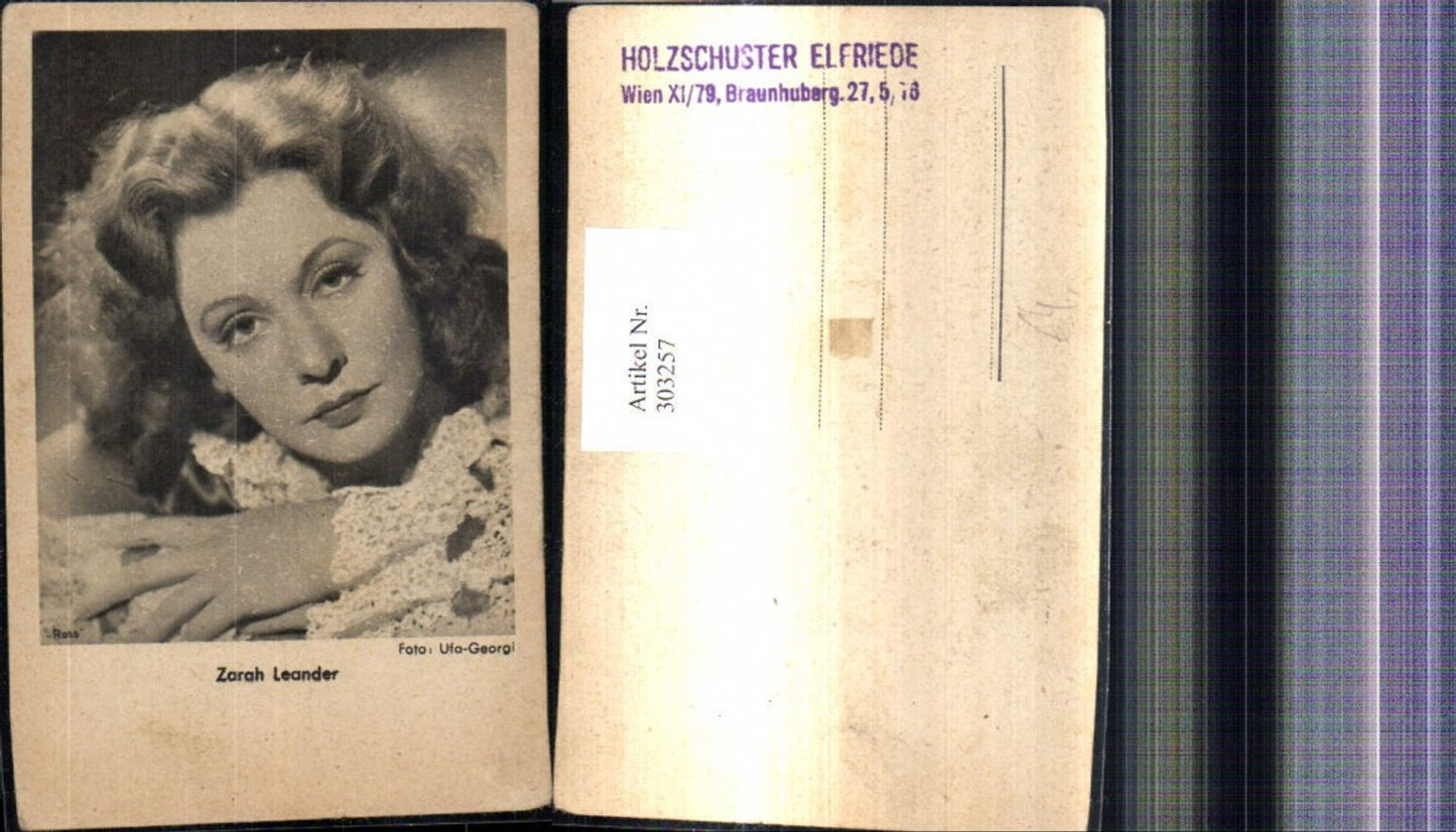 303257,Zarah Leander Schauspielerin pub Ross