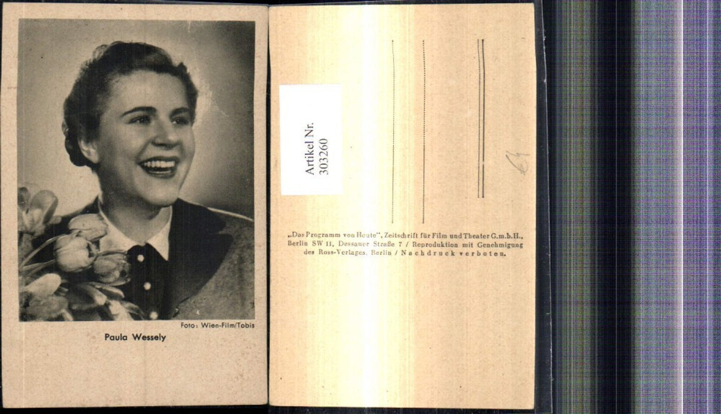 303260,Paula Wessely Schauspielerin pub Ross