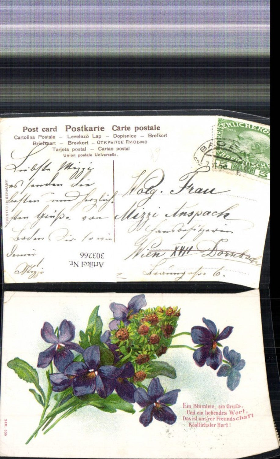 Alte Ansichtskarte – Old Postcard