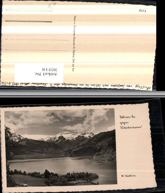 303518,Zell am See Totale geg. Kitzsteinhorn Bergkulisse
