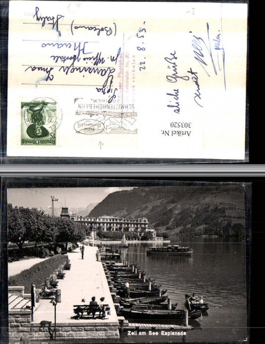 303520,Zell am See Esplanade Anlegeplatz Ruderboot Boote Boot
