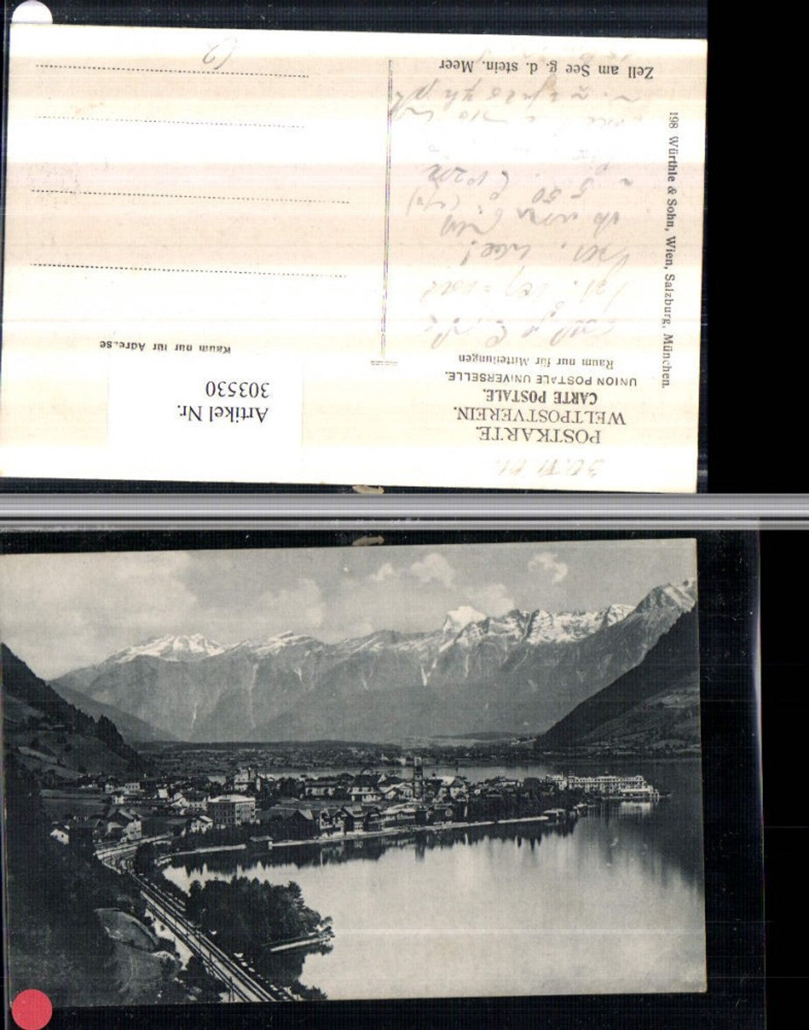 303530,Zell am See Totale geg. Steinernen Meer Bergkulisse