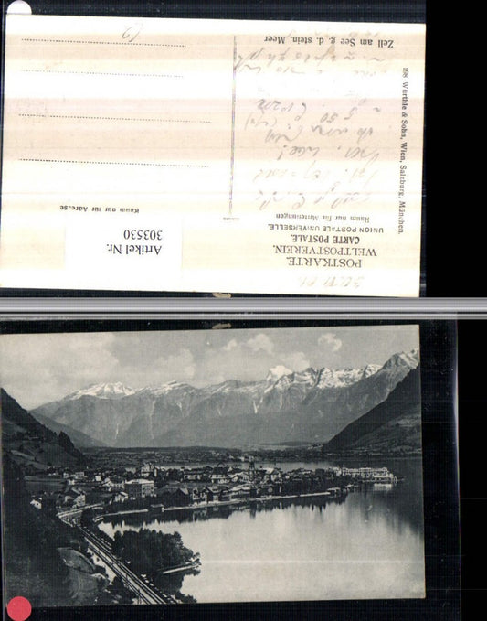 303530,Zell am See Totale geg. Steinernen Meer Bergkulisse