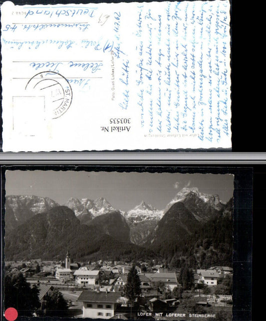 303535,Lofer Totale m. Loferer Steinberge Bergkulisse