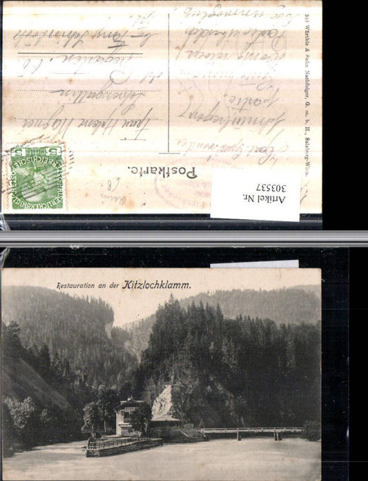 303537,Restauration an d. Kitzlochklamm Brücke b. Rauris