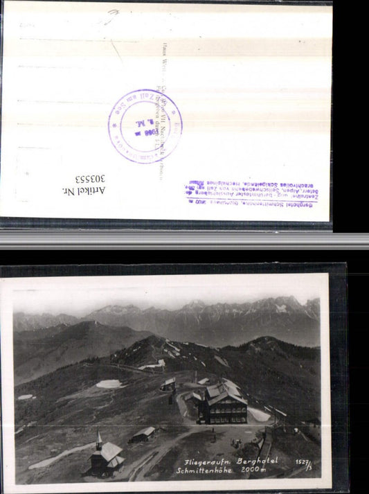 303553,Berghotel Schmittenhöhe b. Zell am See Bergkulisse Fliegeraufnahme