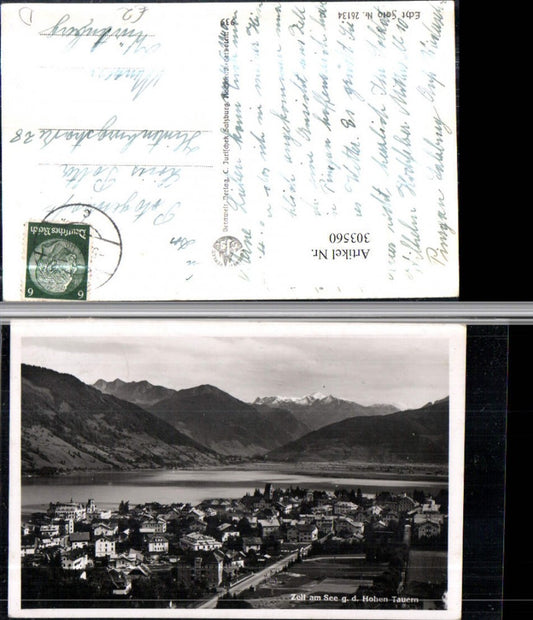 303560,Zell am See Totale geg. Hohe Tauern Bergkulisse