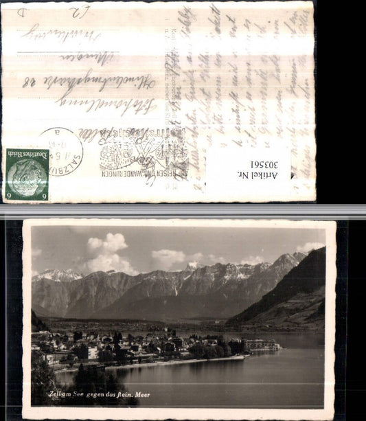 303561,Zell am See Totale geg. Steinernes Meer Bergkulisse
