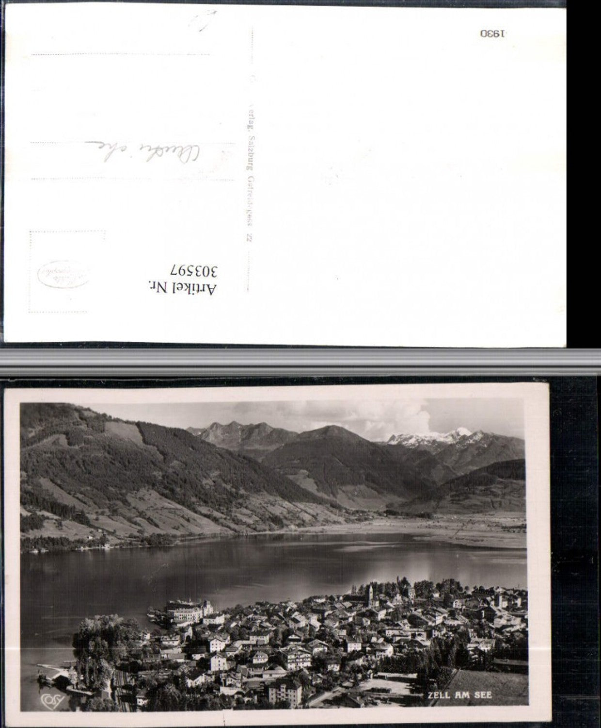 303597,Zell am See Totale Bergkulisse