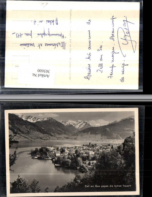 303600,Zell am See Totale geg. Hohen Tauern Bergkulisse