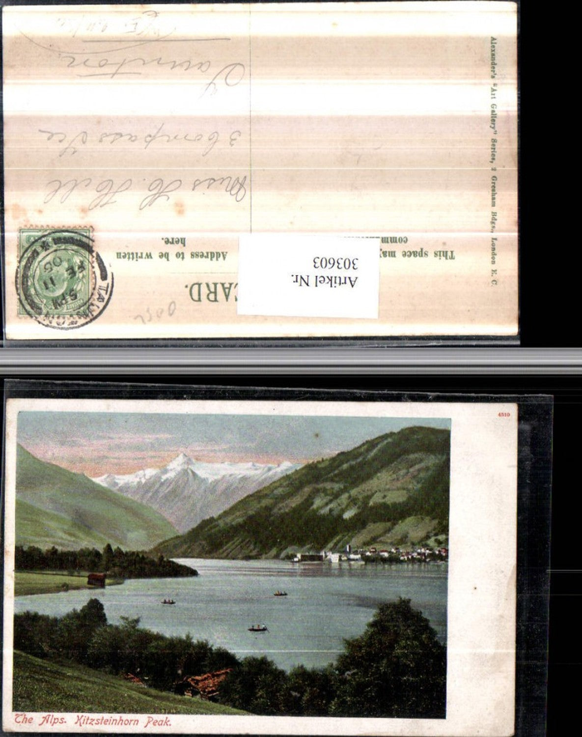 303603,Zell am See Teilansicht m. Kitzsteinhorn Bergkulisse