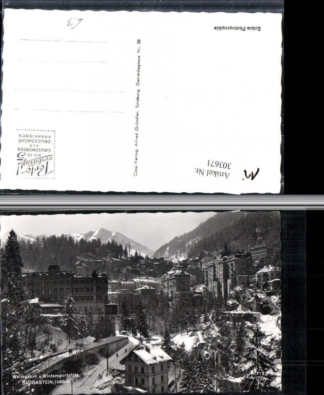 Alte Ansichtskarte – Old Postcard