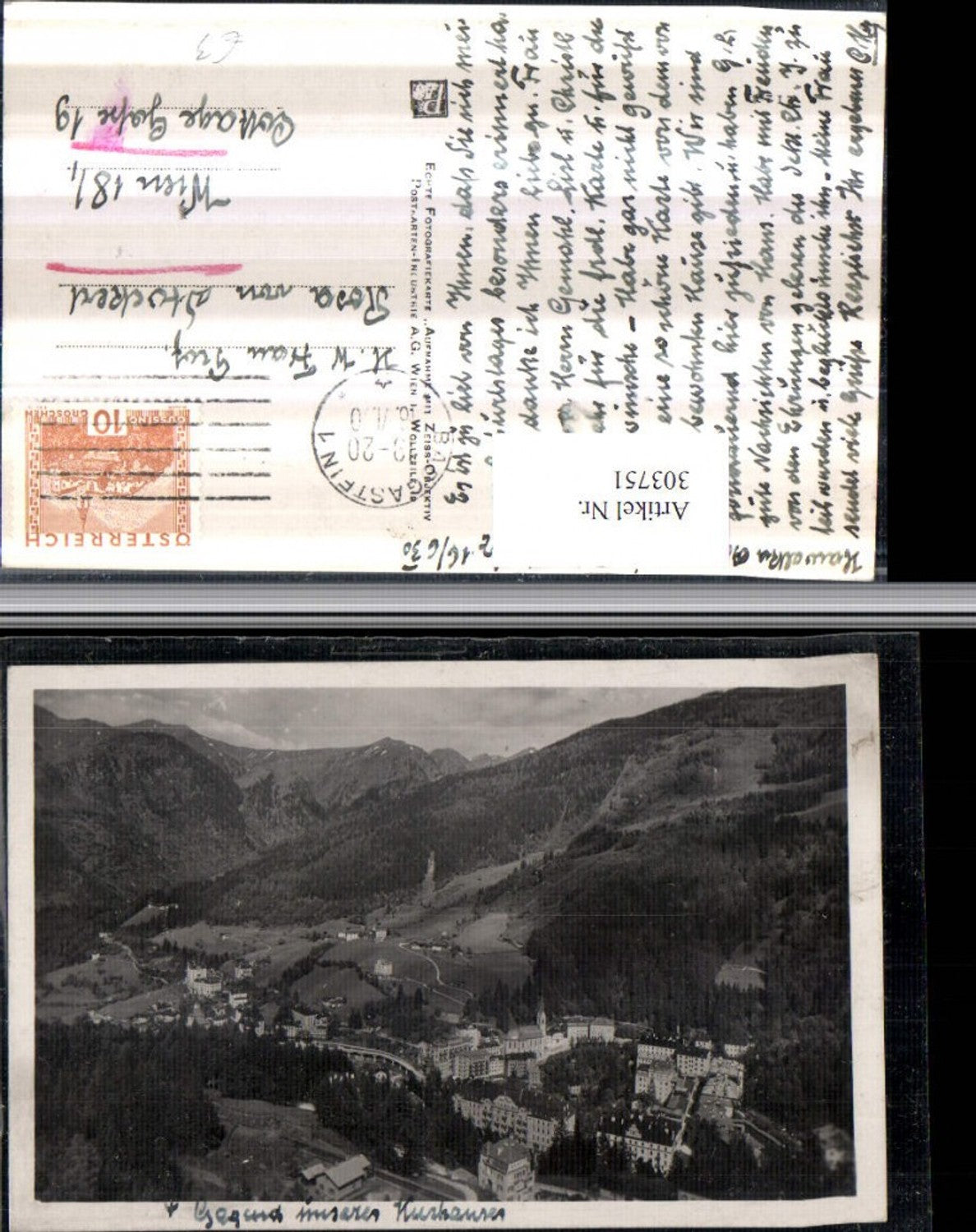 Alte Ansichtskarte – Old Postcard