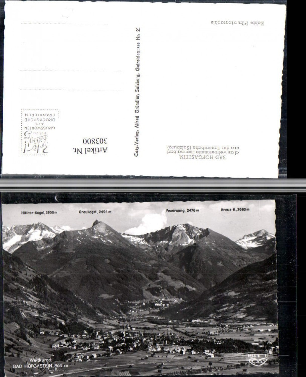 Alte Ansichtskarte – Old Postcard