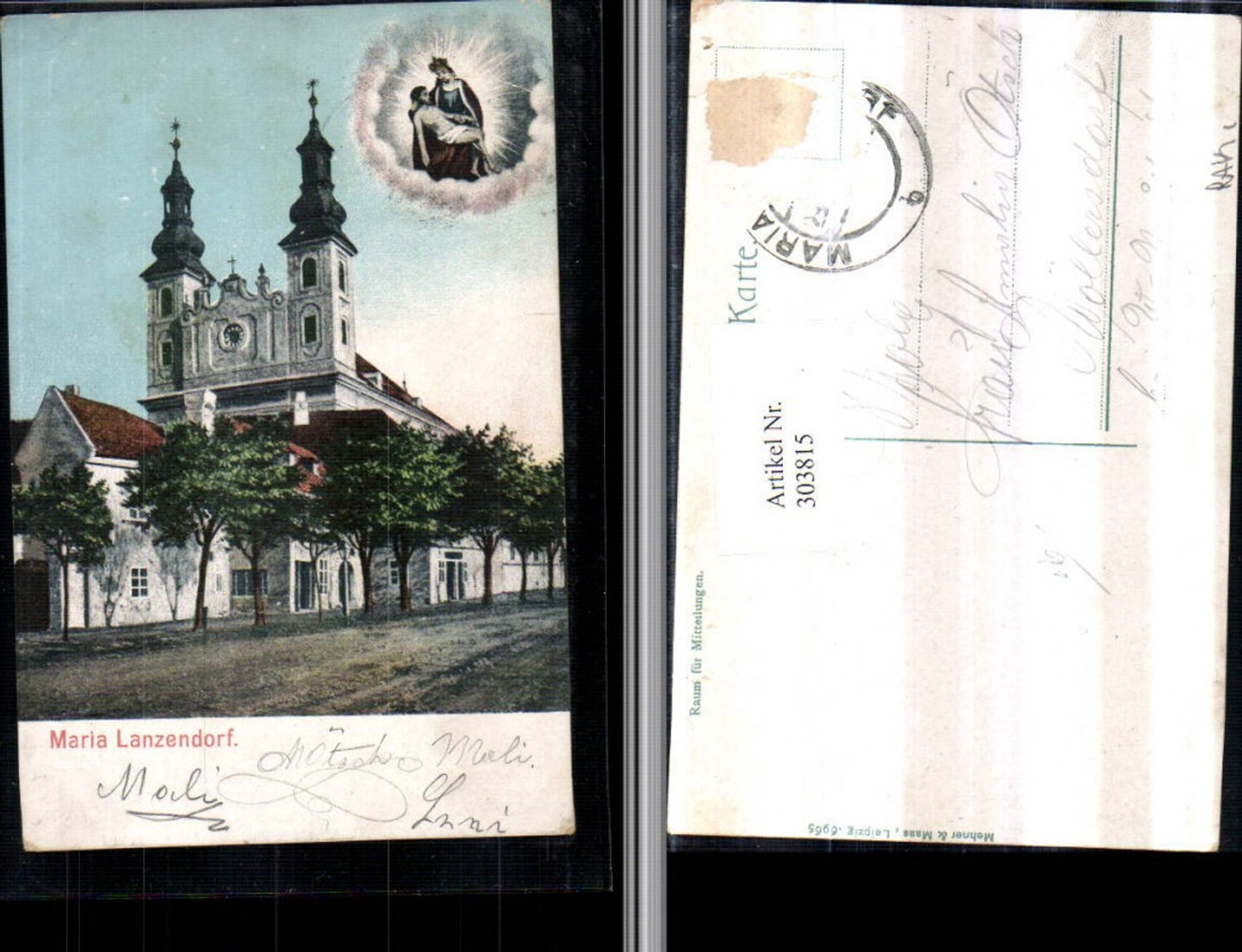 303815, Maria Lanzendorf Church Photomontage of the miraculous image