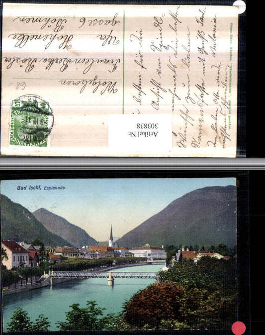 303838,Bad Ischl Teilansicht Esplanade Brücke pub Ottmar Zieher
