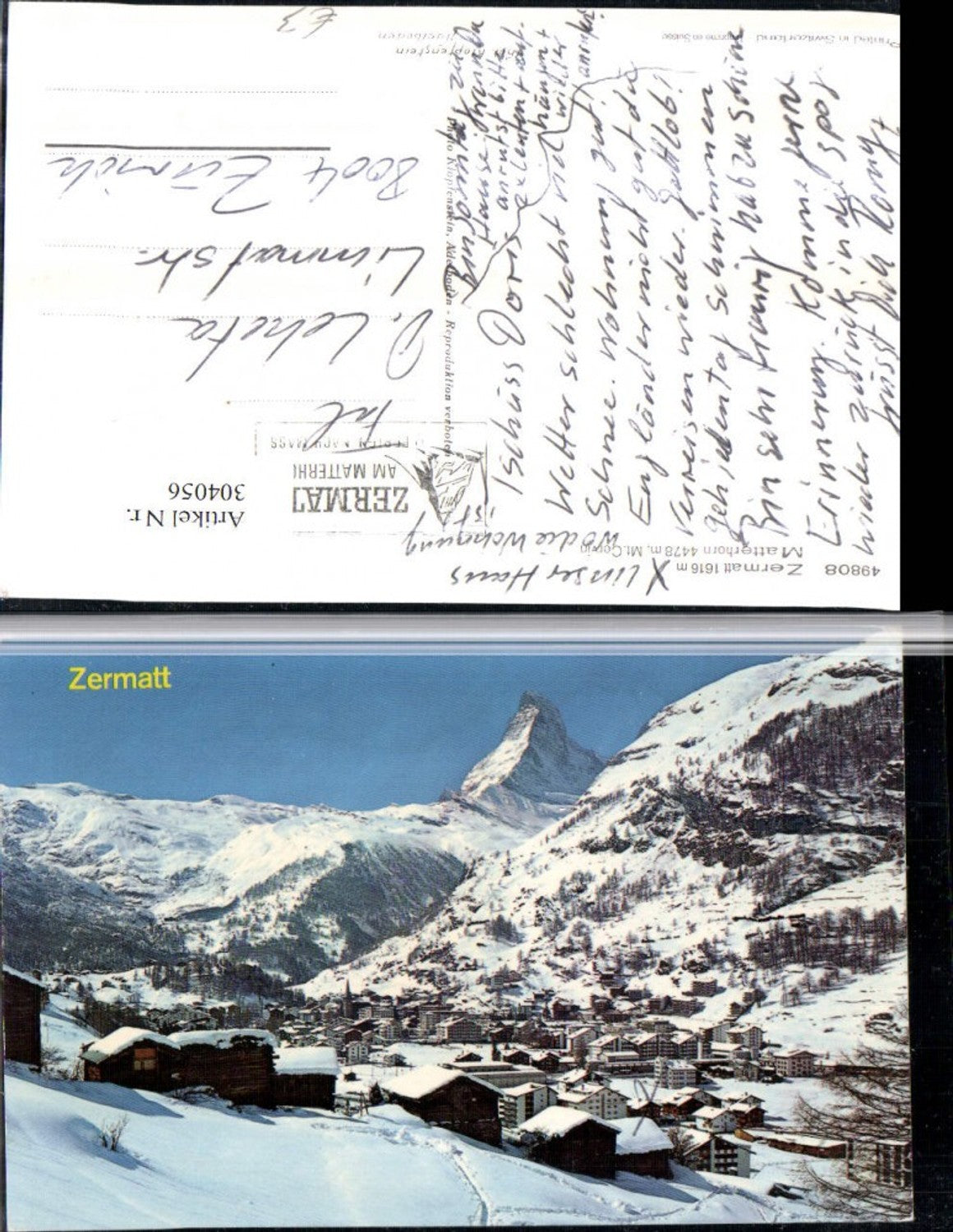 Alte Ansichtskarte – Old Postcard