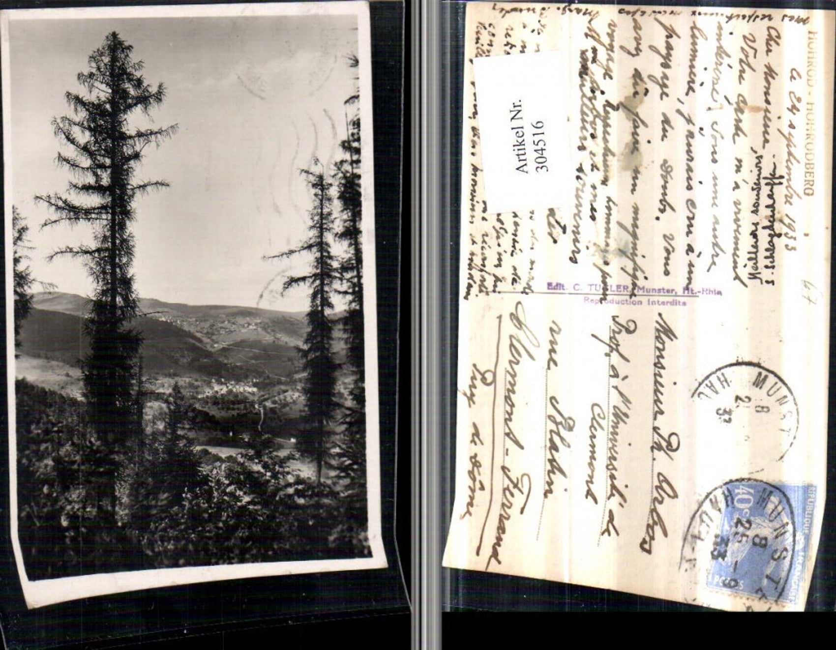 Alte Ansichtskarte – Old Postcard