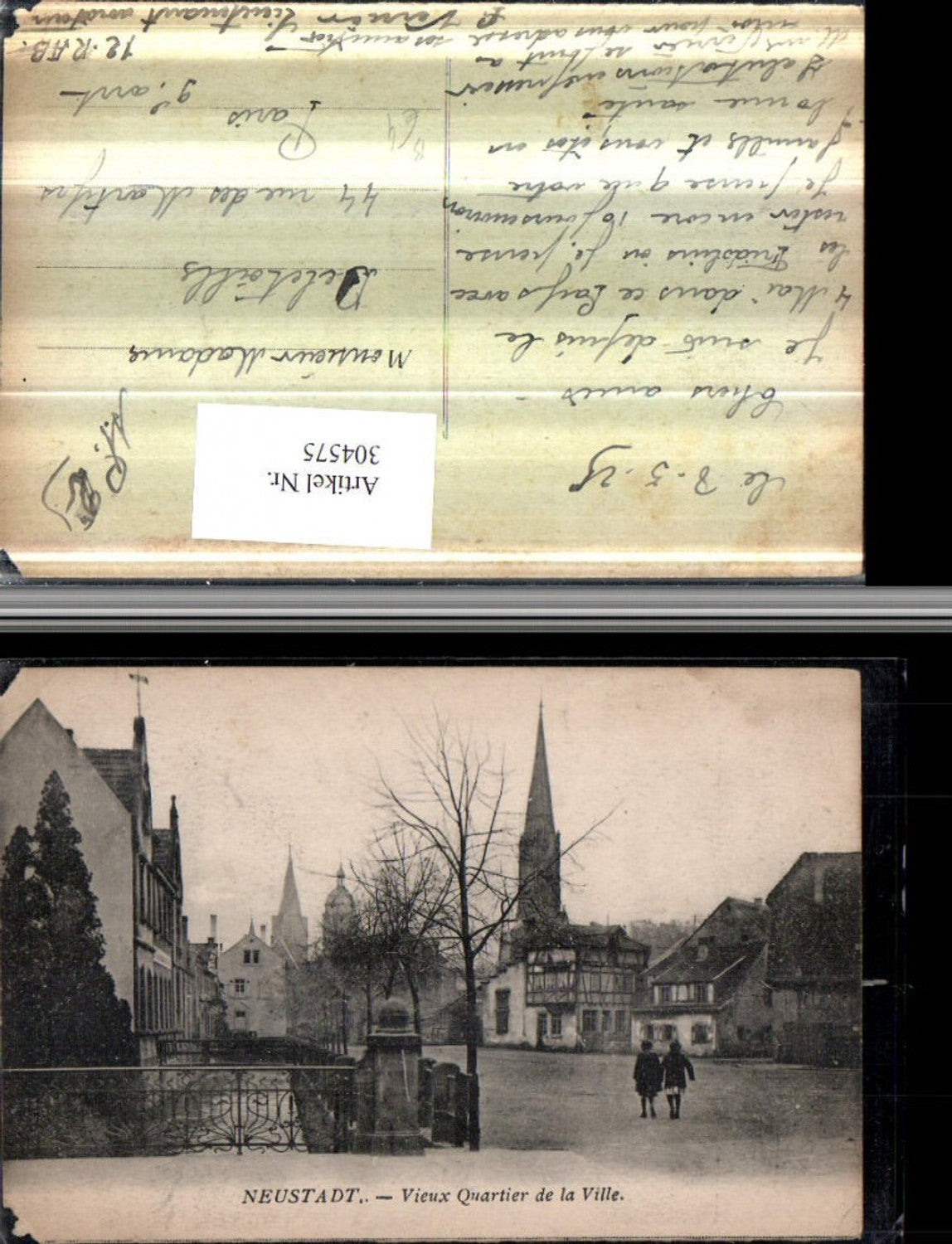 304575,Neustadt an d. Donau Vieux Quartier de la Ville Straßenansicht Türme