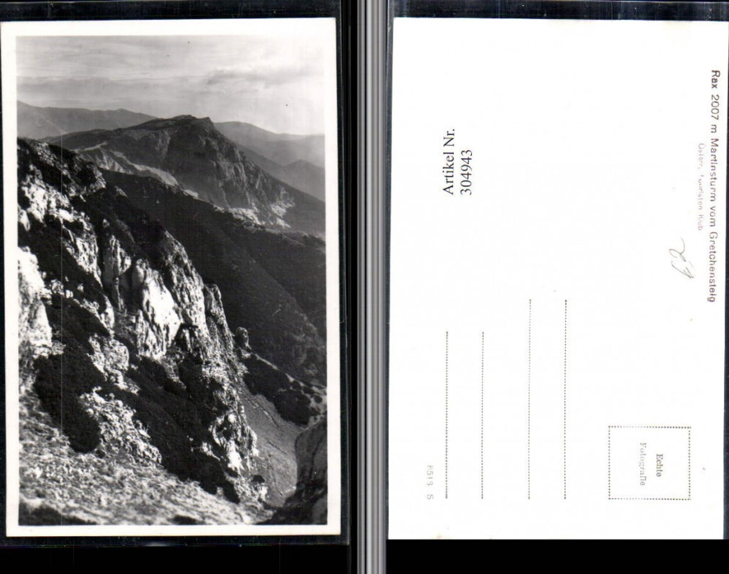 304943,Rax Martinsturm vom Gretchensteig b. Prein Reichenau Bergkulisse