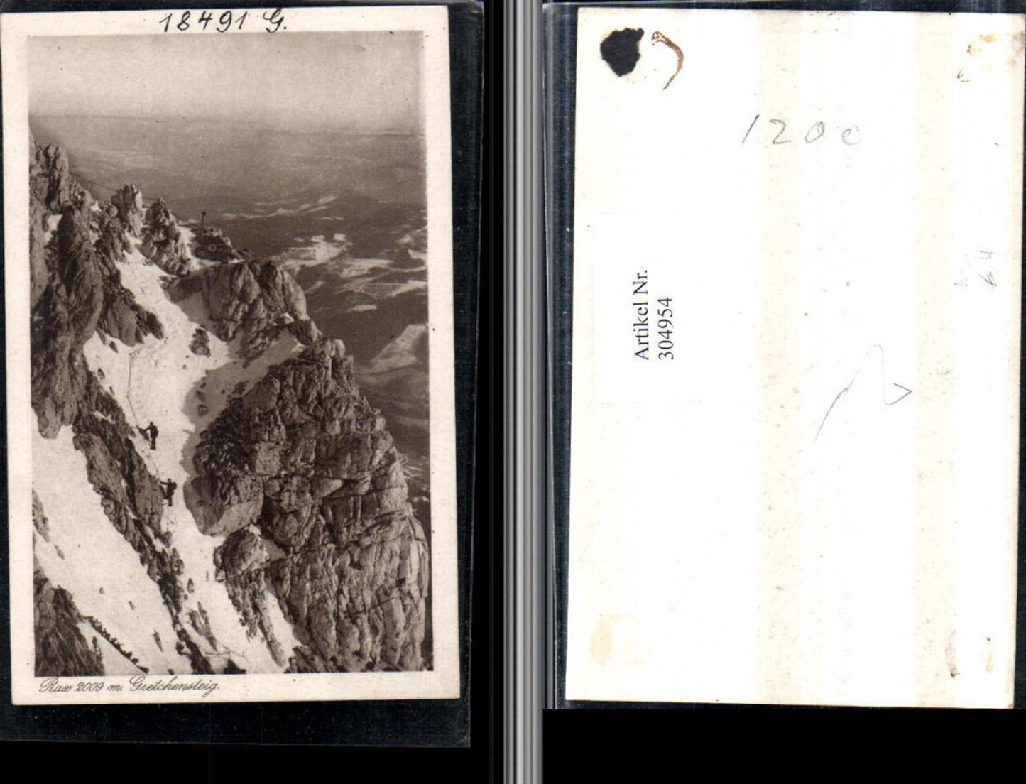 304954,Rax Gretchensteig b. Prein Reichenau