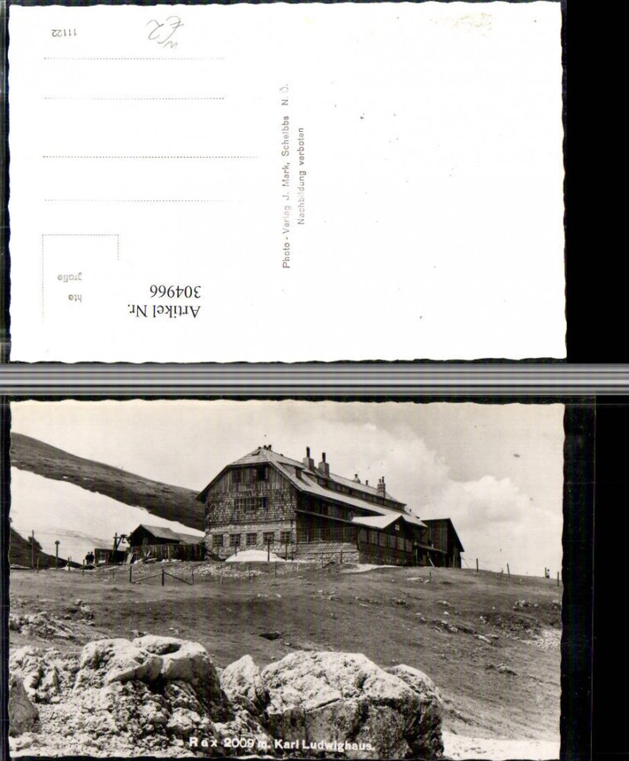 304966,Rax Karl Ludwig-Haus Berghütte b. Prein