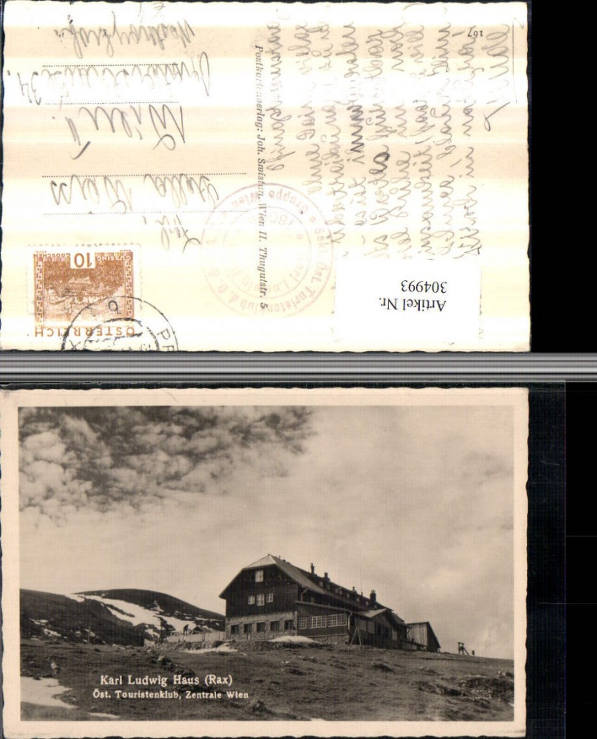 304993,Rax Karl Ludwig-Haus Berghütte b. Prein