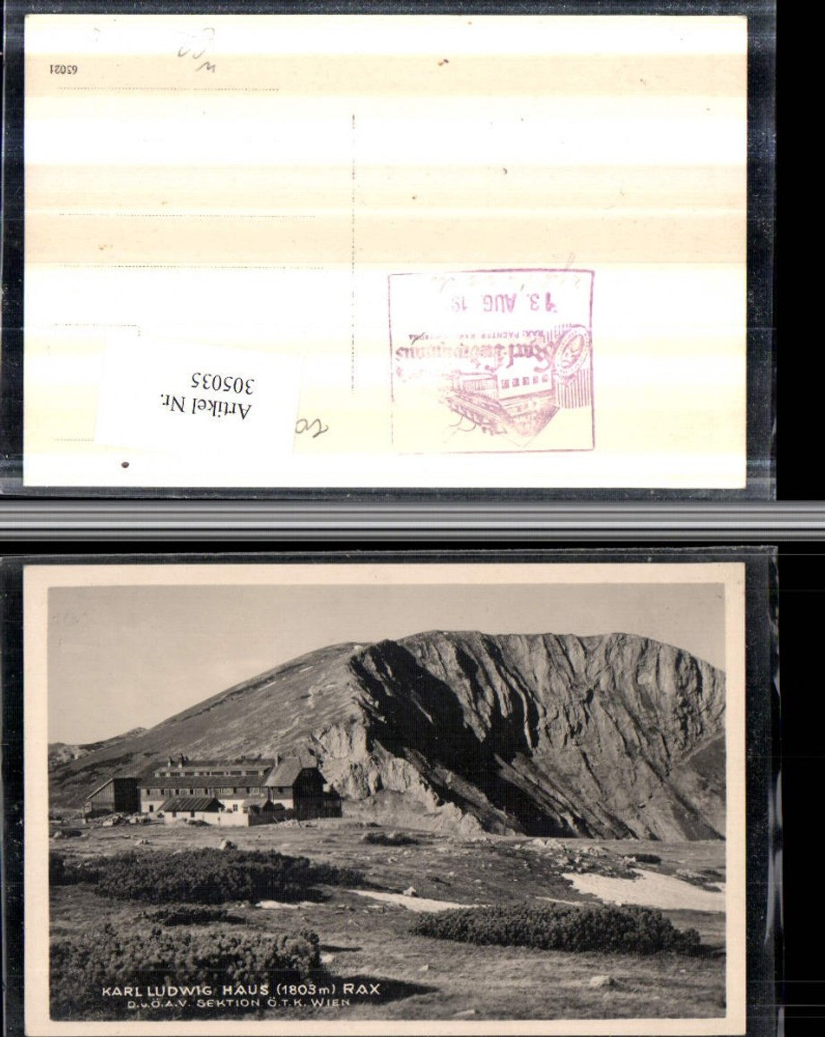 305035,Rax Karl Ludwig-Haus Berghütte b. Prein