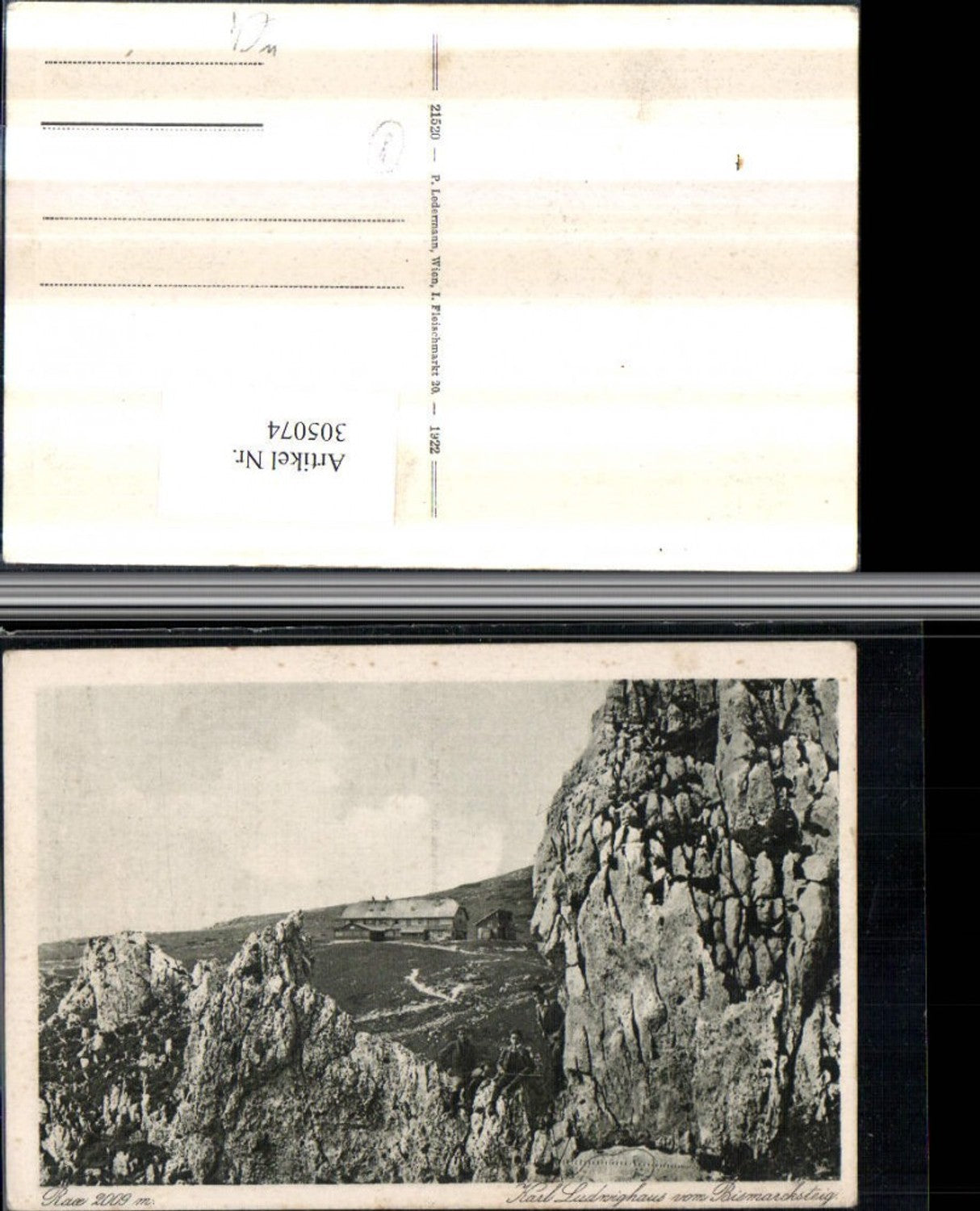 305074,Rax Karl Ludwig-Haus Berghütte vom Bismarcksteig b. Prein