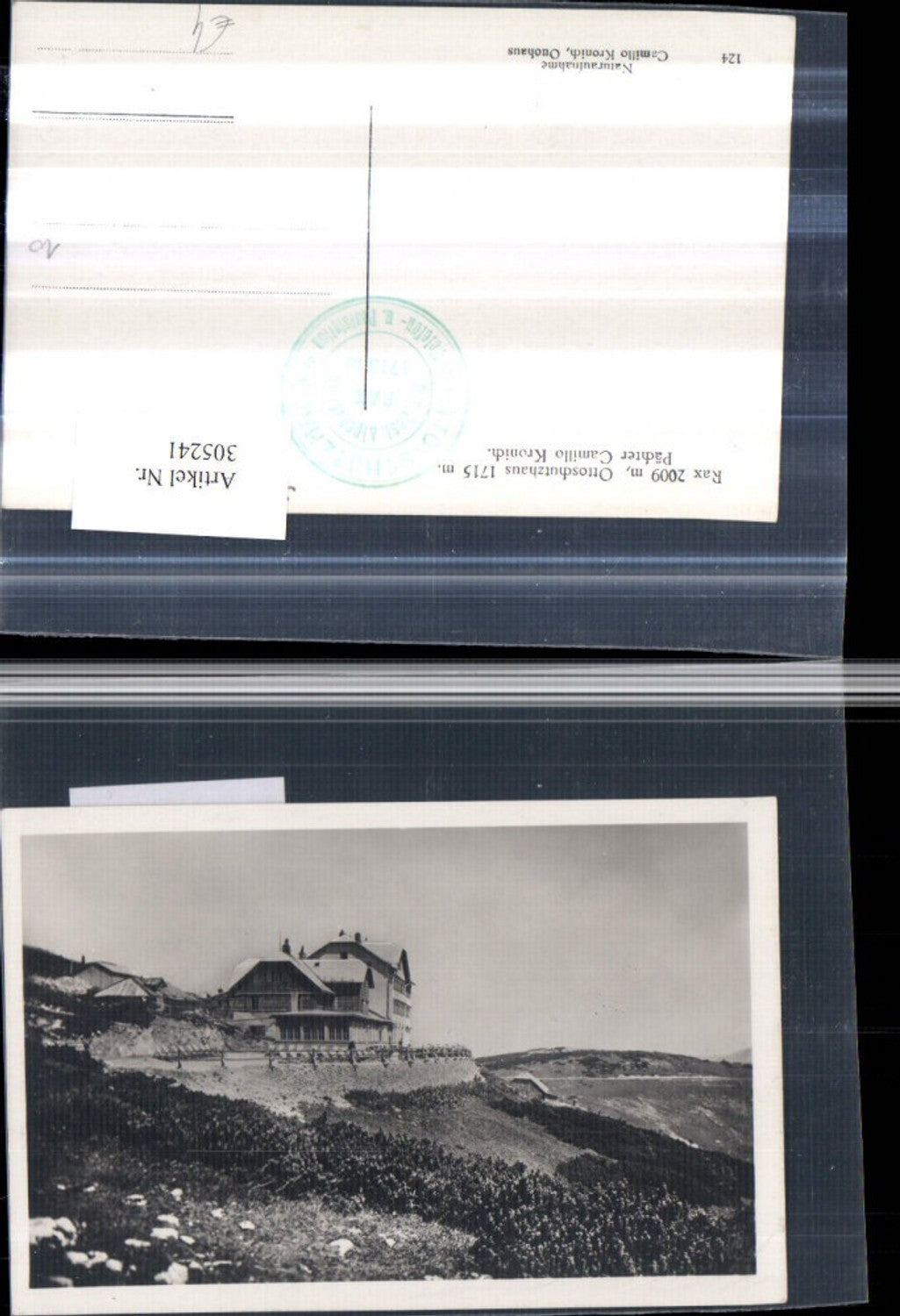 305241, Rax Otto-Schutzhaus mountain hut near Reichenau