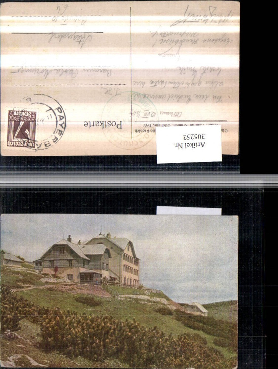 305252,Rax Otto-Schutzhaus Berghütte b. Reichenau