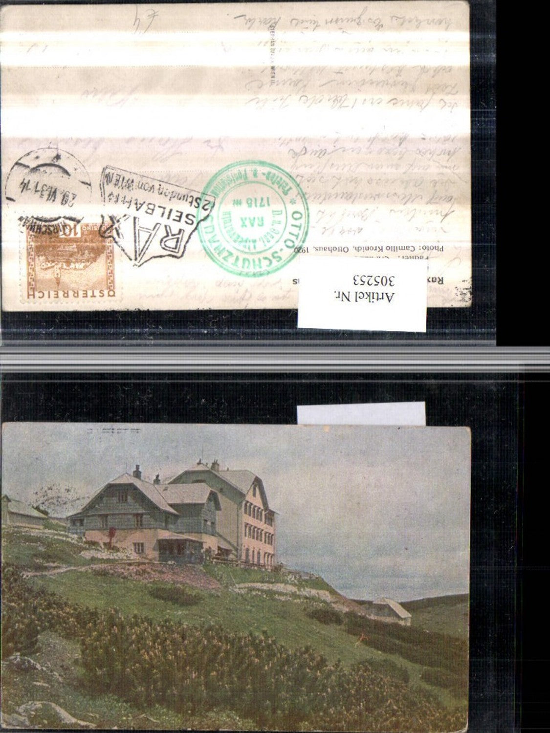 305253, Rax Otto-Schutzhaus mountain hut near Reichenau