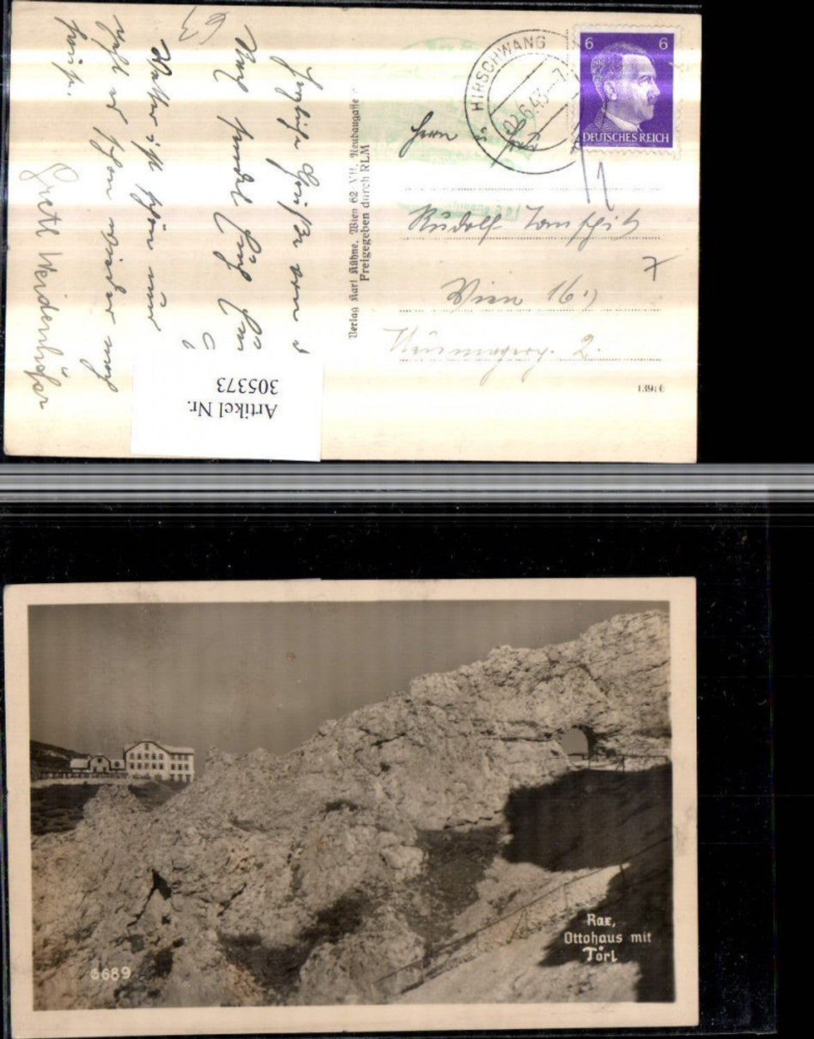 305373,Rax Ottohaus Berghütte m. Törl b. Reichenau