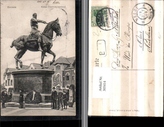 305414,Bremen Kaiser Friedrich-Denkmal