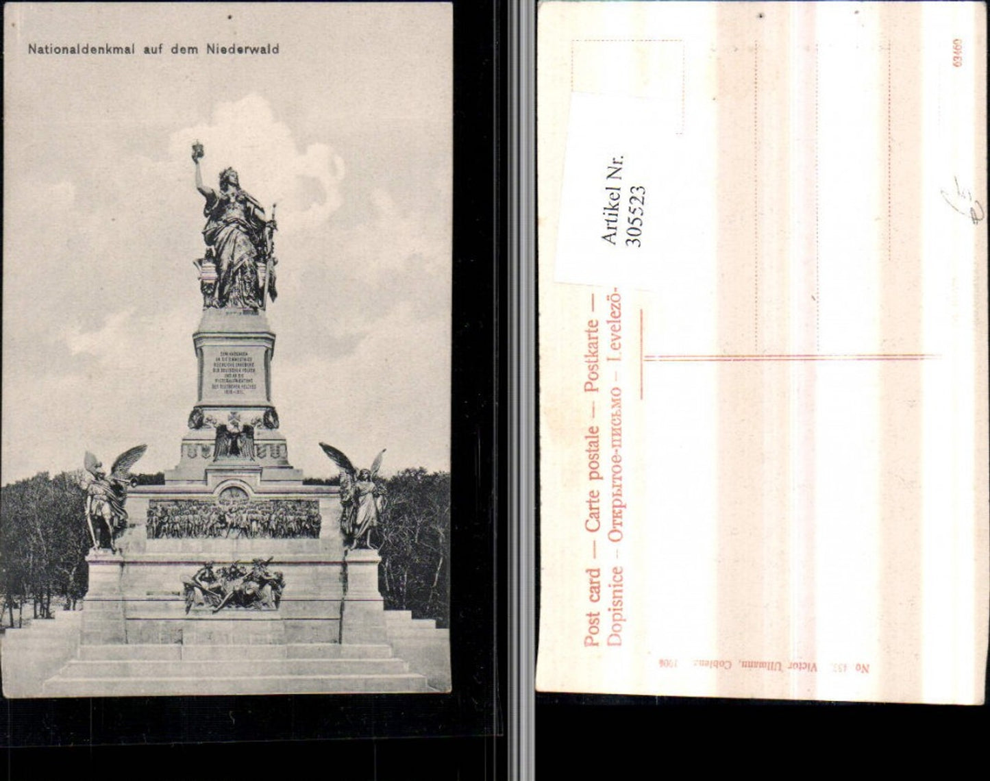 305523,Nationaldenkmal auf d. Niederwald b. Rüdesheim
