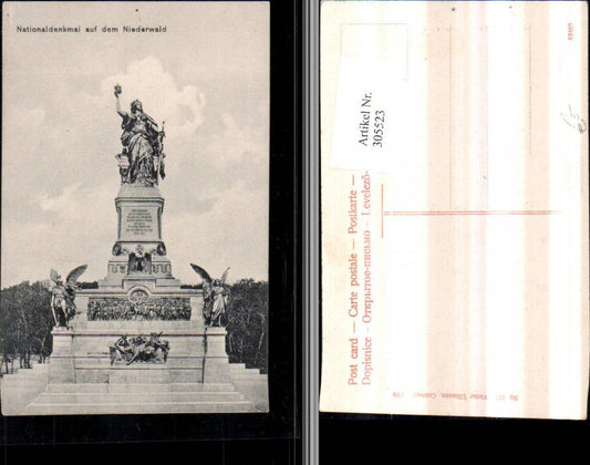 305523,Nationaldenkmal auf d. Niederwald b. Rüdesheim