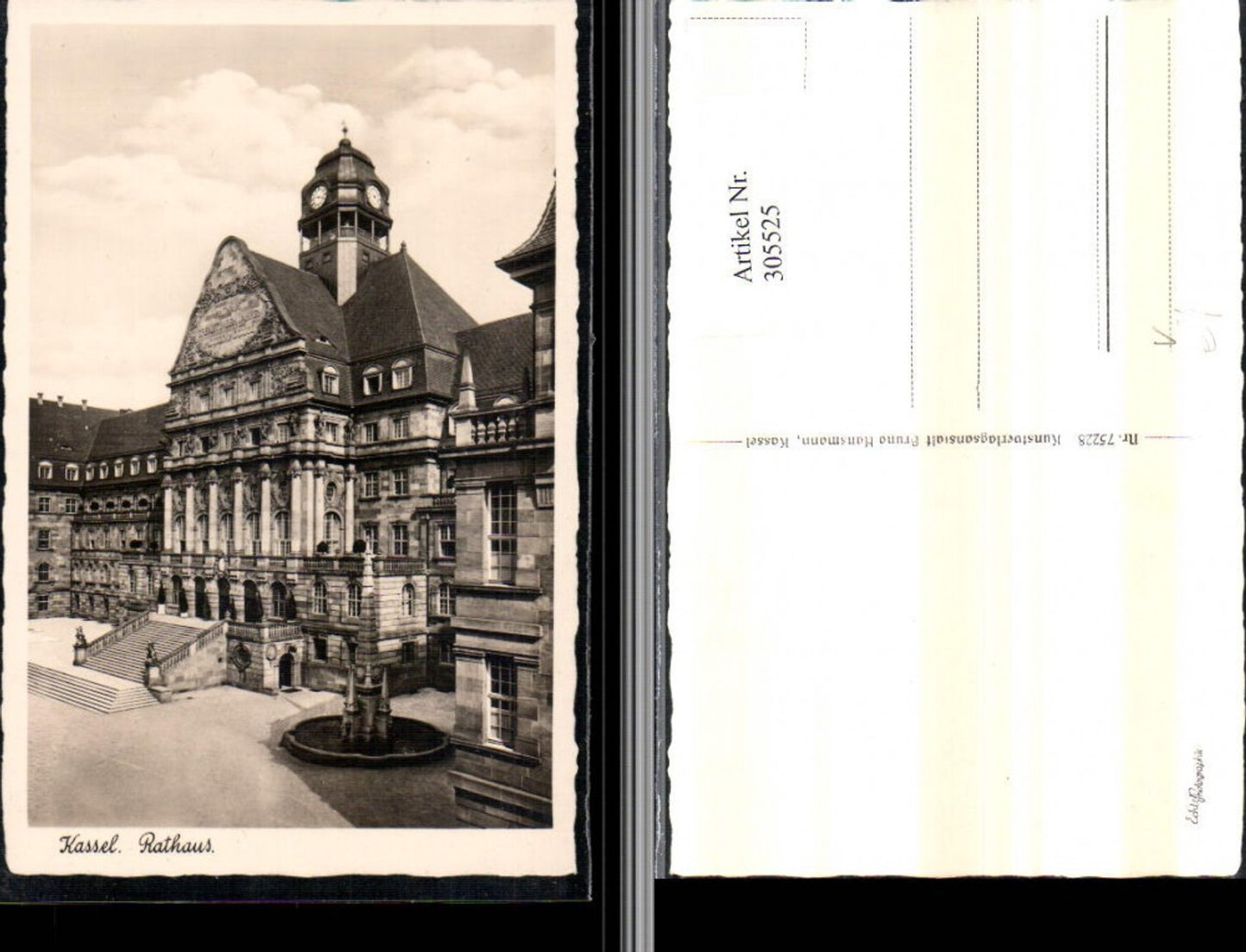 305525,Kassel Rathaus Brunnen pub Bruno Hansmann 75228