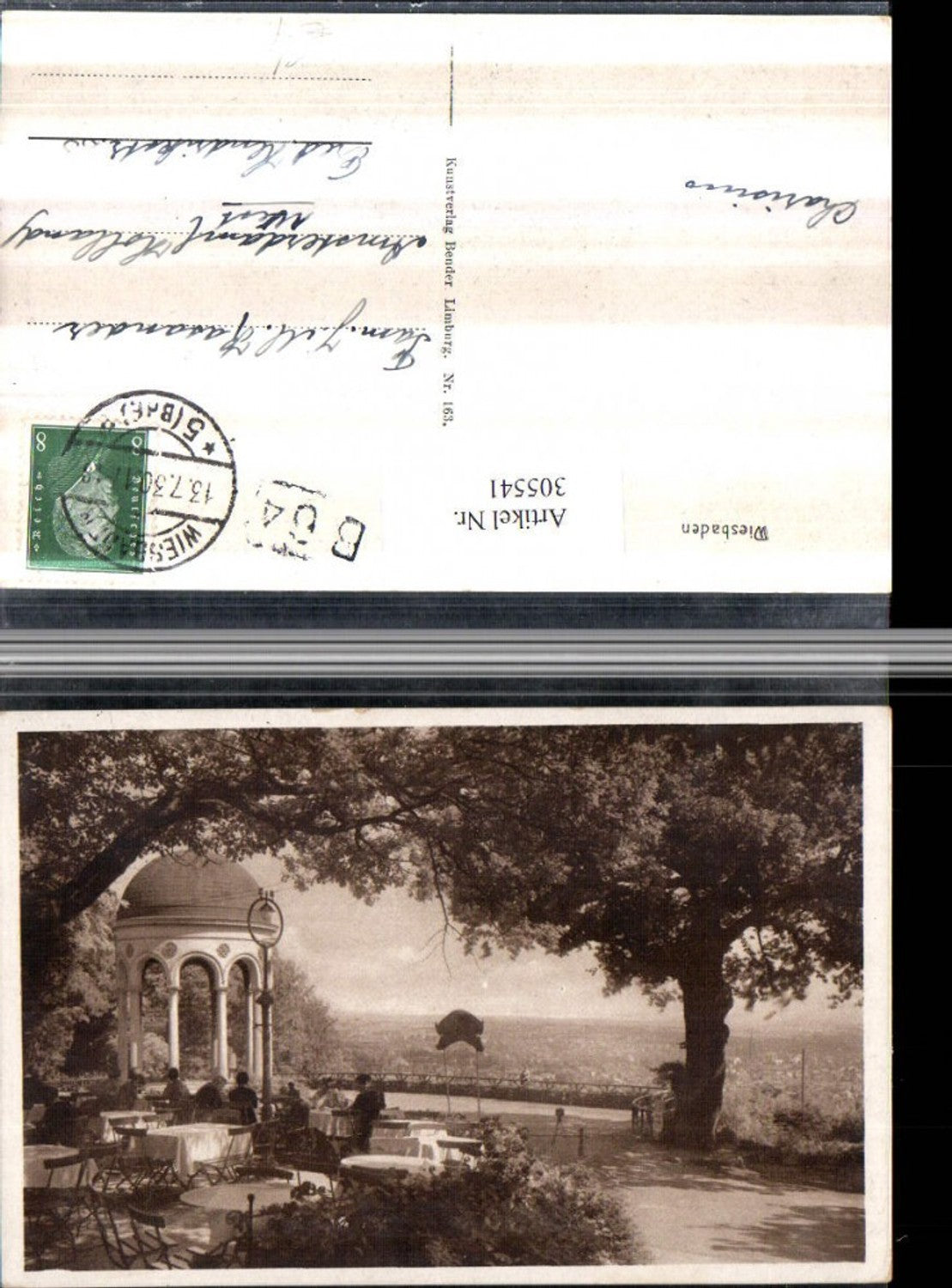 305541,Wiesbaden Neroberg Tempel Gartenterrasse