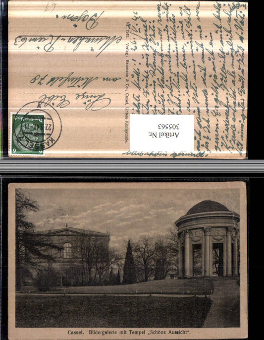 305563,Kassel Cassel Bildergalerie m. Tempel Schöne Aussicht