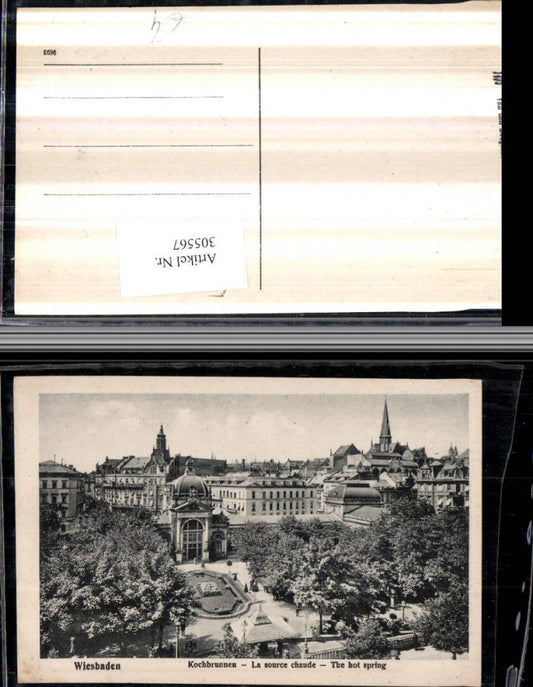 305567,Wiesbaden Teilansicht m. Kochbrunnen