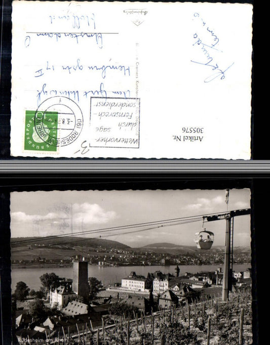 305576,Rüdesheim am Rhein Teilansicht Seilbahn