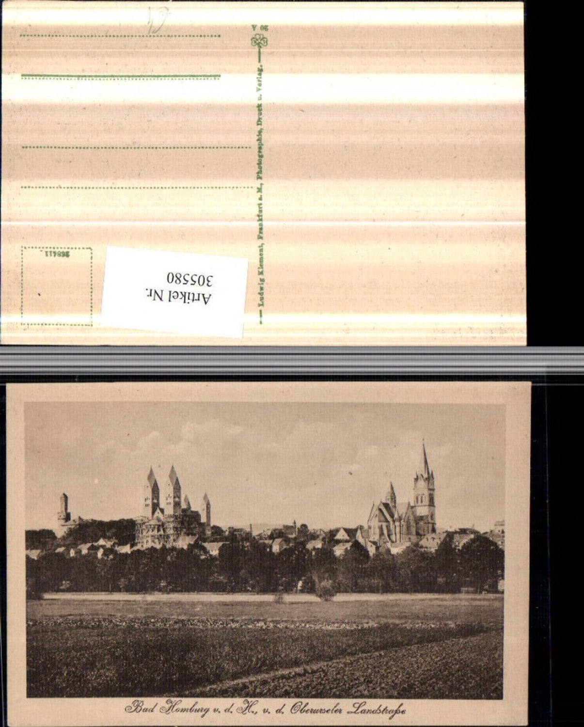 305580,Bad Homburg vor d. Höhe Teilansicht Kirche