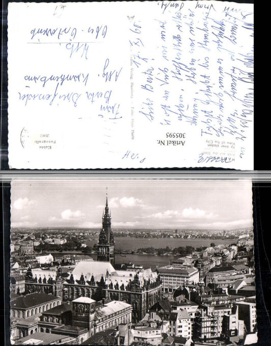 305595,Hamburg Teilansicht m. Rathaus
