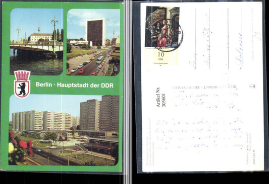 305601,Berlin Weidendammer-Brücke Handelszentrum Hochhäuser Mehrbildkarte