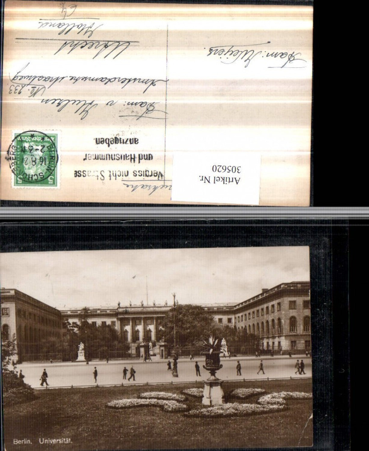 305620,Berlin Universität